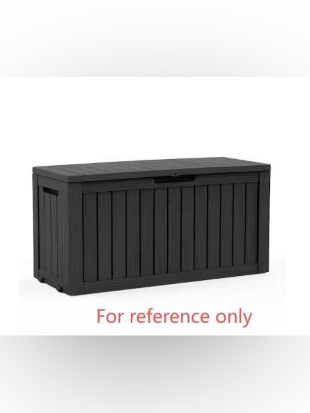 NEW-75 gal. Resin lockable UV protected and weatherproof Deck Box